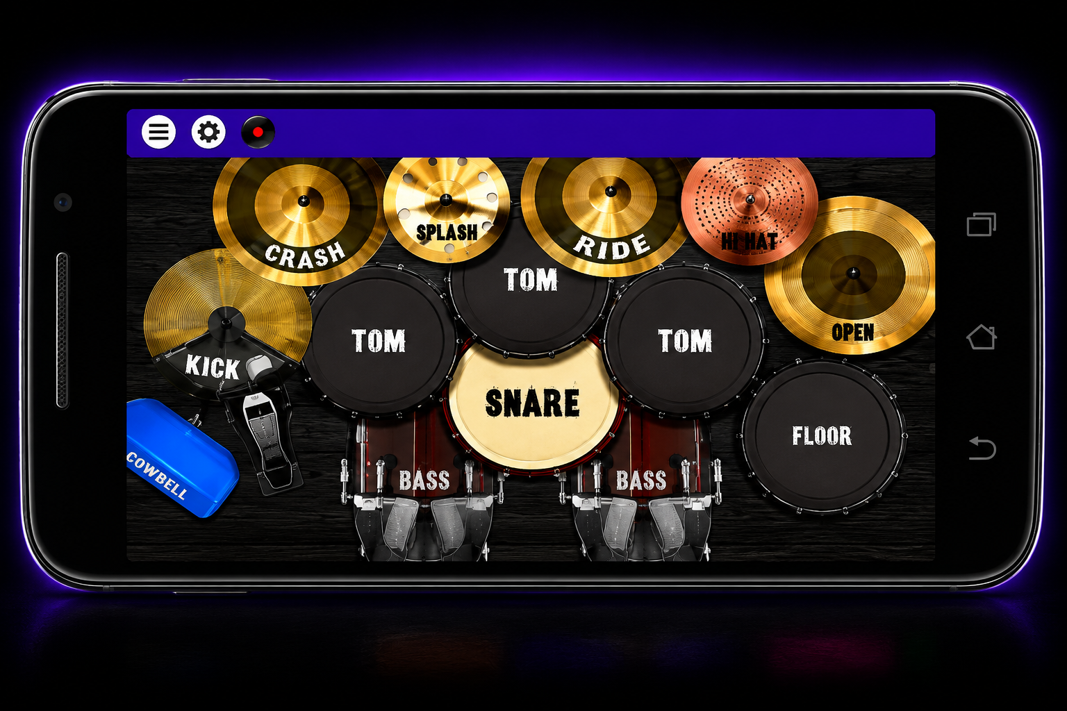 Drum King Pro — primeira versão do kit de bateria